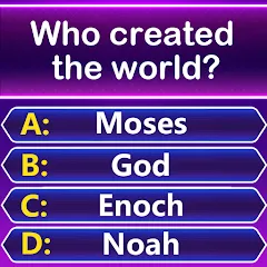 Скачать взлом Bible Trivia - Word Quiz Game (Библейская викторина)  [МОД Unlocked] - последняя версия apk на Андроид