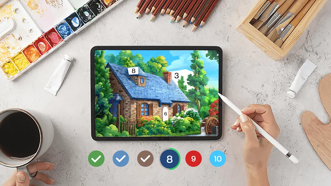 Tap Color Pro: Color By Number (Тап Колор Про)  [МОД Все открыто] Screenshot 1