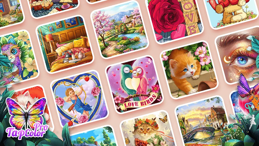 Tap Color Pro: Color By Number (Тап Колор Про)  [МОД Все открыто] Screenshot 3