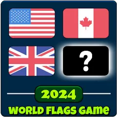 Взломанная World Flags Quiz Game (Ворлд Флагс Квиз Гейм)  [МОД Бесконечные монеты] - полная версия apk на Андроид