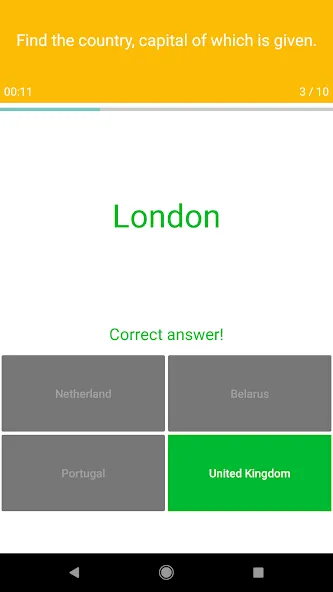 Europe Map Quiz - European Cou  [МОД Бесконечные монеты] Screenshot 5