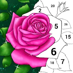 Взломанная Casual Color - Color by Number  [МОД Unlocked] - стабильная версия apk на Андроид