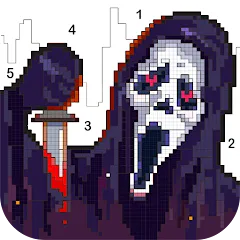 Скачать взломанную Death Park Coloring Games (Дэт Парк игры раскраски)  [МОД Бесконечные деньги] - стабильная версия apk на Андроид
