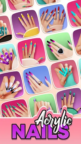 Acrylic Nails!  [МОД Бесконечные деньги] Screenshot 1
