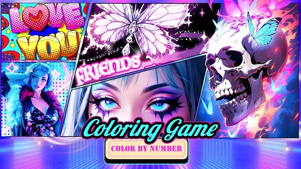 Coloring Games-Color By Number  [МОД Много денег] Screenshot 1