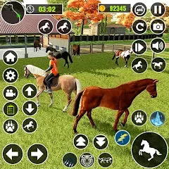 Скачать взломанную My Horse Herd Care Simulator (Мой симулятор ухода за стадом лошадей)  [МОД Много монет] - стабильная версия apk на Андроид