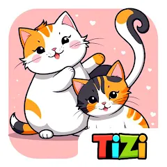 Взломанная My Cat Town - Cute Kitty Games  [МОД Menu] - полная версия apk на Андроид