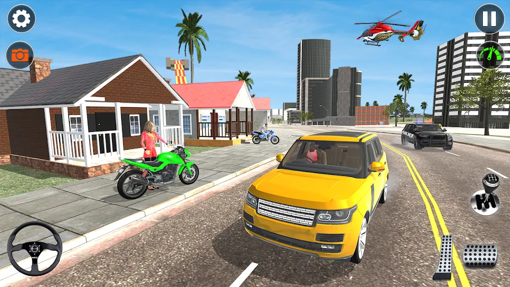 Indian Car Simulator: Car Game (Индийский автомобильный симулятор)  [МОД Меню] Screenshot 1