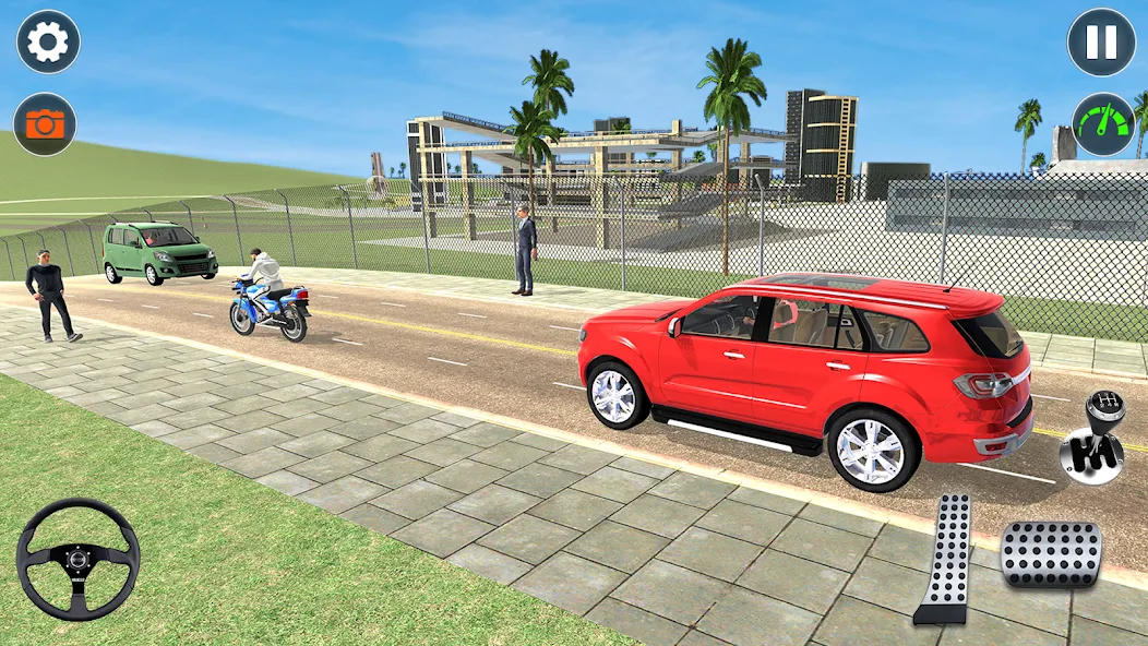 Indian Car Simulator: Car Game (Индийский автомобильный симулятор)  [МОД Меню] Screenshot 2