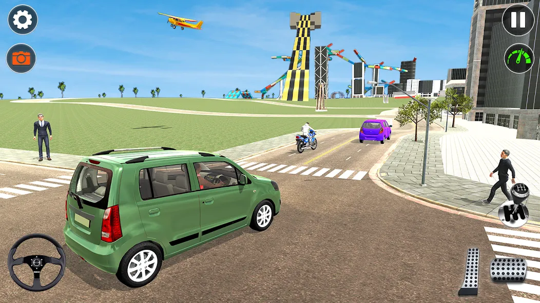 Indian Car Simulator: Car Game (Индийский автомобильный симулятор)  [МОД Меню] Screenshot 3