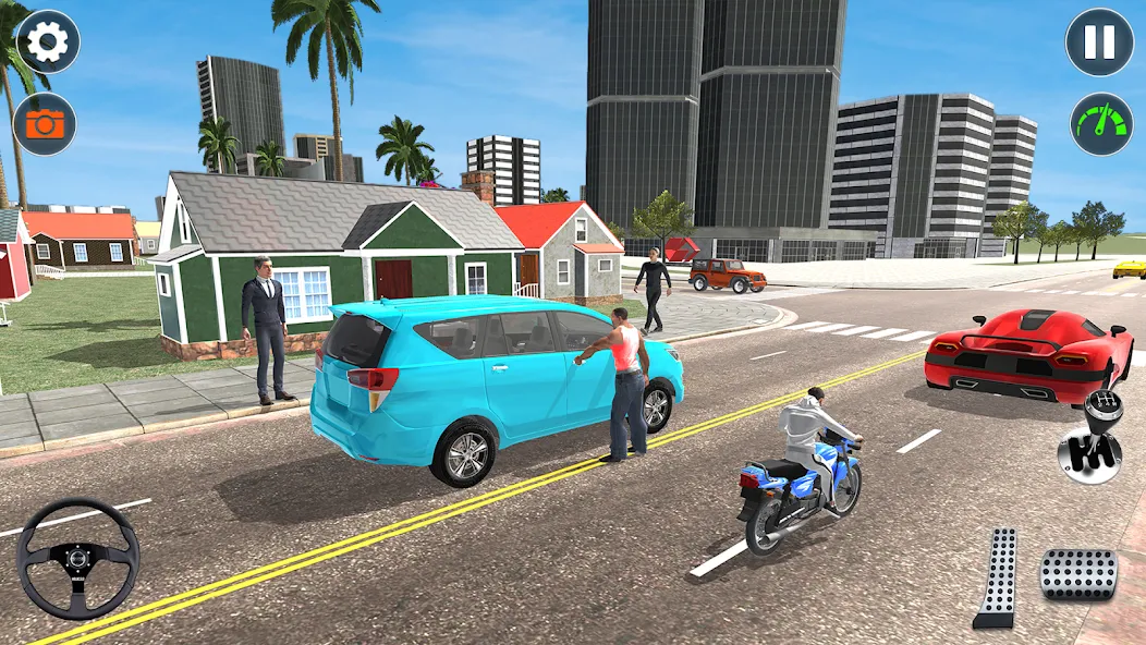 Indian Car Simulator: Car Game (Индийский автомобильный симулятор)  [МОД Меню] Screenshot 5