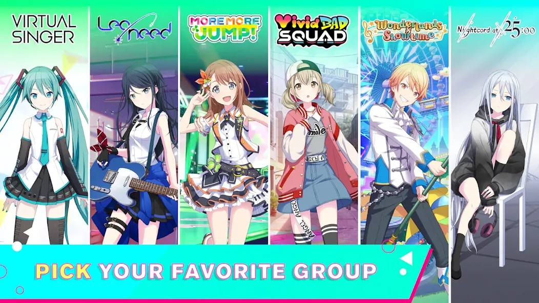 HATSUNE MIKU: COLORFUL STAGE! (Хацуне Мику)  [МОД Unlocked] Screenshot 2