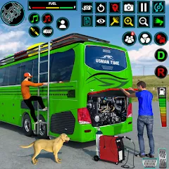 Взломанная Bus Driving Games 3D: Bus Game  [МОД Много денег] - полная версия apk на Андроид
