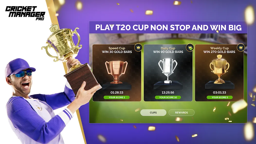 Cricket Manager Pro 2023 (Крикет Менеджер Про 2023)  [МОД Много денег] Screenshot 2