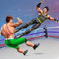 Скачать взлом Tag Team Wrestling Game (Таг Тим Реслинг Гейм)  [МОД Mega Pack] - последняя версия apk на Андроид