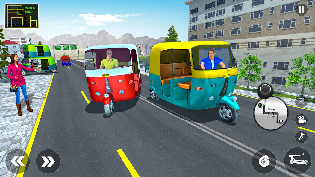Tuk Tuk Auto Rickshaw Game 3d  [МОД Бесконечные деньги] Screenshot 1