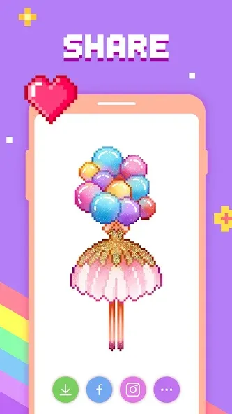 Paint by Number - Pixel Art  [МОД Много денег] Screenshot 5
