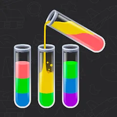 Взломанная Water Sort Puzzle - Sort Color  [МОД Меню] - полная версия apk на Андроид